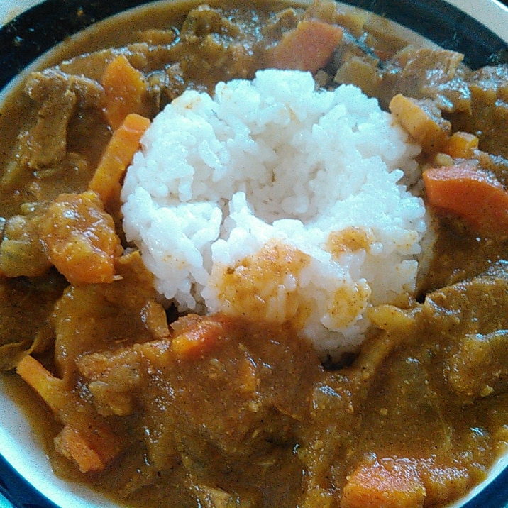 きな粉たっぷりカレー